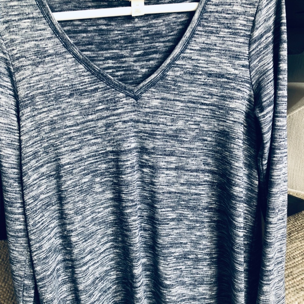 Long Sleeve Caslon T-Shirt Blouse